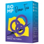 ROMP - REMIX TRIO SET OF 3 PURPLE SILICONE PENIS RINGS